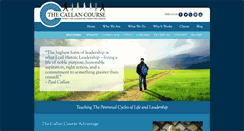 Desktop Screenshot of callancourse.com